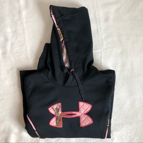 Under Armour Black 1247106 Storm Caliber Hoodie, M - Picture 12 of 15
